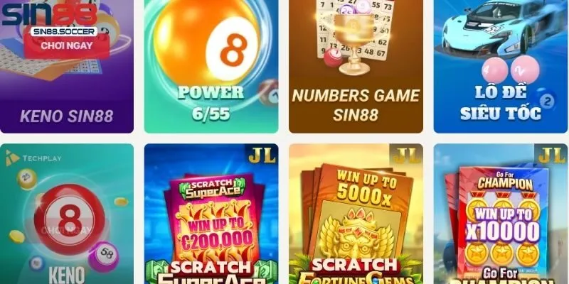 Tại sao bạn không nên bỏ lỡ các sản phẩm xổ số Sin88?